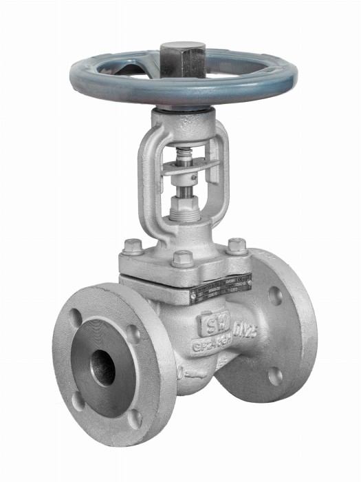 Zawór zaporowy grzybkowy Fig. 218M PN40 stal węglowa kołnierzowy do instalacji przemysłowych