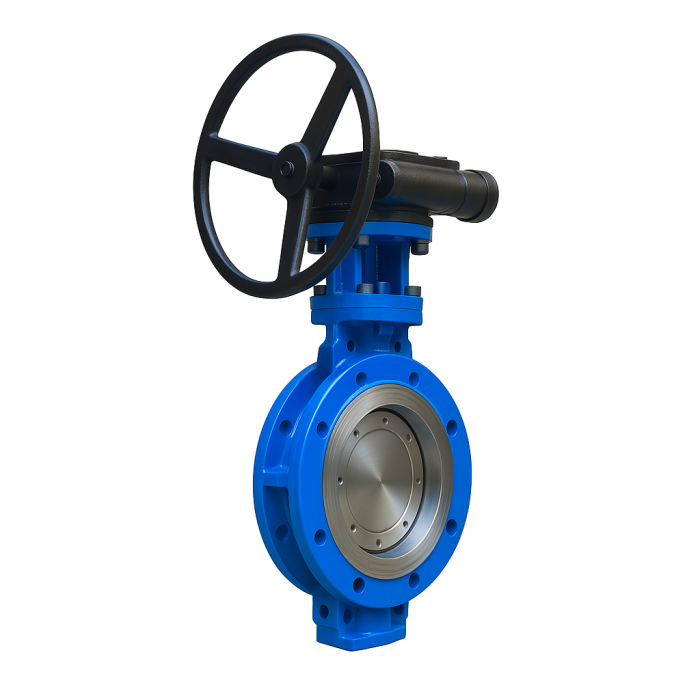 Przepustnica potrójnie mimośrodowa TOFL111 DN300 PN25 – instalacje przemysłowe